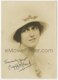 8y390 PEGGY HYLAND signed 5x7 fan photo 1920s pretty portrait from Her Right To Live by Lumiere!