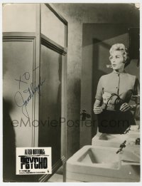 8y081 JANET LEIGH signed German LC #2 R1970s c/u as Marion Crane in Alfred Hitchcock's Psycho!