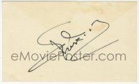 8y411 CYD CHARISSE signed 3x5 index card 1980s can be framed & displayed with a repro still!