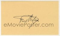8y429 FRED ASTAIRE signed 3x5 index card 1980s it can be framed & displayed with a repro still!