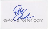 8y478 PAM GRIER signed 3x5 index card 1980s it can be framed with included color repro!
