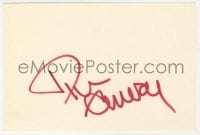 8y497 TIM CONWAY signed 4x6 index card 1980s it can be framed & displayed with a repro still!
