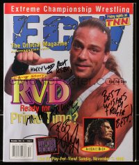 8y076 ROB VAN DAM signed magazine December 1999 the professional wrestler on the cover of ECW!
