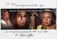 8y086 VERONICA CARLSON signed color 8x12 REPRO photo 2000s Dracula Has Risen from the Grave!