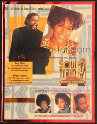 8y065 8TH ANNUAL SOUL TRAIN MUSIC AWARDS signed program book 1994 by Whitney Houston AND Barry White!
