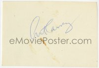 8y322 ART CARNEY signed 4x5 cut album page 1950s it can be framed & displayed with a repro still!
