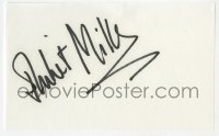 8y350 JULIET MILLS signed 3x5 cut album page 1980s it can be framed & displayed with a repro still!