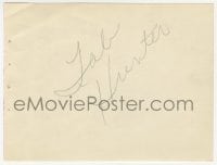 8y370 TAB HUNTER signed 5x6 album page 1950s it can be framed & displayed with a repro still!