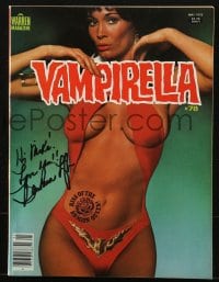 8y075 BARBARA LEIGH signed magazine AND 4x6 publicity photo May 1979 the first Vampirella model!