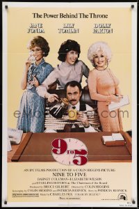 8z020 9 TO 5 1sh 1980 Dolly Parton, Jane Fonda & Lily Tomlin w/tied up Dabney Coleman!
