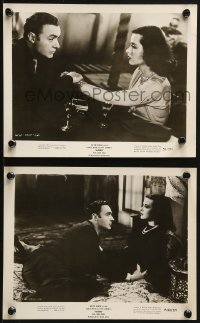 9a918 ALGIERS 2 8x10 stills R1953 Charles Boyer loves sexiest Hedy Lamarr, but he can't leave the Casbah!