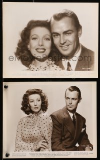 9a921 AND NOW TOMORROW 2 8x10 stills 1944 great close-up images of Alan Ladd, Loretta Young!
