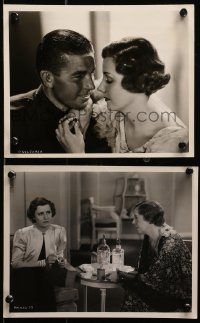 9a922 ANN VICKERS 2 8x10 stills 1933 one w/close up of Irene Dunne & Bruce Cabot by Bachrach!