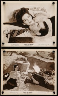 9a945 FLIGHT FOR FREEDOM 2 8x10 stills 1943 cool images of Rosalind Russell & Fred MacMurray!