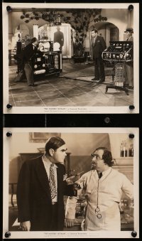 9a952 INVISIBLE WOMAN 2 8x10 stills 1940 John Barrymore, Oscar Homolka in great scenes!