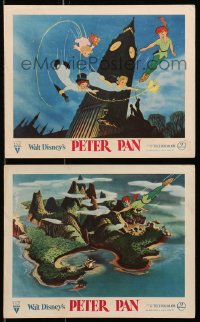 9a210 PETER PAN 2 color English FOH LCs 1953 Walt Disney animated cartoon fantasy classic!