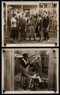 9a851 BIG BOY 3 8x10 stills 1930 great images of Al Jolson in blackface as a horse jockey!