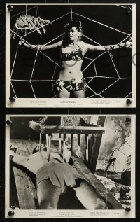 9a724 BLOODY PIT OF HORROR 5 8x10 stills 1967 Pupillo's Il Boia Scarlatto, gruesome torture images!