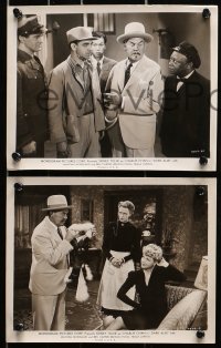 9a489 DARK ALIBI 9 8x10 stills 1946 Sidney Toler as Charlie Chan, Mantan Moreland, Benson Fong!