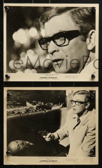 9a538 FUNERAL IN BERLIN 8 8x10 stills 1967 Michael Caine as Harry Palmer, great scenes!