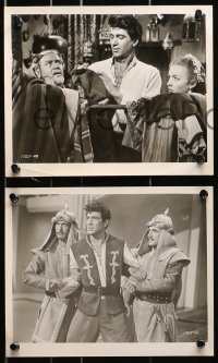 9a607 GOLDEN BLADE 7 8x10 stills 1953 great images of Rock Hudson & sexy Piper Laurie!