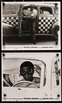 9a670 GREASED LIGHTNING 6 8x10 stills 1977 great images of race car driver Richard Pryor!
