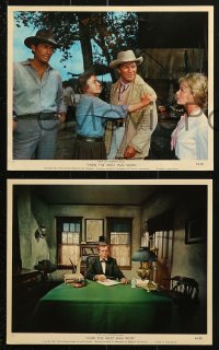 9a161 HOW THE WEST WAS WON 6 color 8x10 stills 1964 Debbie Reynolds, Gregory Peck & all-star cast!