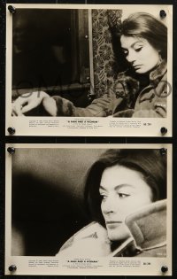 9a754 MAN & A WOMAN 5 8x10 stills 1966 Claude Lelouch's Un homme et une femme, Aimee, Trintignant