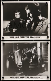 9a344 MAN WITH THE GLASS EYE 15 8x10 stills 1973 Alfred Vohrer's Der Mann mit dem Glasauge