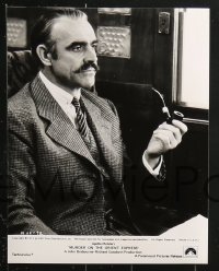 9a291 MURDER ON THE ORIENT EXPRESS 19 8x10 stills 1974 Agatha Christie, Albert Finney as Poirot!