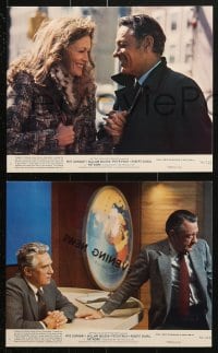 9a164 NETWORK 6 8x10 mini LCs 1976 Faye Dunaway, Robert Duvall, William Holden, Peter Finch, Lumet!