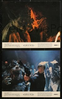 9a115 RETURN OF THE JEDI 8 8x10 mini LCs 1983 Han, Chewbacca, Darth Vader, C-3PO, R2-D2, Lando!