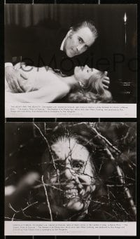 9a830 SATANIC RITES OF DRACULA 4 8x10 stills 1978 Christopher Lee as vampire, sexy Joanna Lumley!