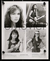 9a767 SATISFACTION 5 8x10 stills 1988 cool images of Justine Bateman, early Julia Roberts!