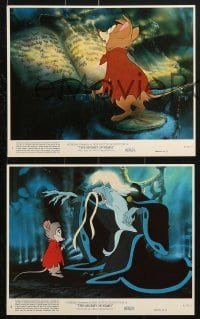9a118 SECRET OF NIMH 8 8x10 mini LCs 1982 Don Bluth directed, cool mouse fantasy cartoon images!