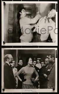 9a635 SUN ALSO RISES 7 8x10 stills 1957 great images of Tyrone Power & nurse Ava Gardner!