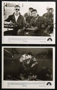 9a026 TOP GUN 35 8x10 stills 1986 many images of fighter pilot Tom Cruise, McGillis & top cast!