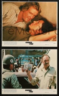 9a135 UNDER FIRE 8 8x10 mini LCs 1983 Nick Nolte, Gene Hackman, Joanna Cassidy!