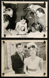 9a256 WAR & PEACE 24 8x10 stills 1956 Audrey Hepburn & Mel Ferrer, Leo Tolstoy epic, many images!
