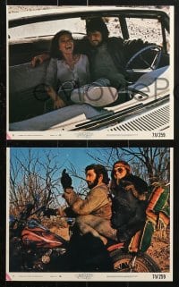 9a139 WEREWOLVES ON WHEELS 8 8x10 mini LCs 1971 great images of bikers on Harley-Davidson bikes!