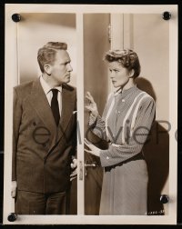 9a997 WITHOUT LOVE 2 8x10 stills 1947 great images of Spencer Tracy, gorgeous Katharine Hepburn!