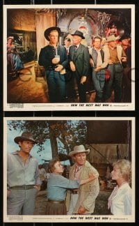 9a150 HOW THE WEST WAS WON 7 color English FOH LCs 1964 John Ford, different images with rating!
