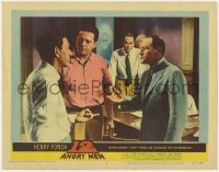 9b002 12 ANGRY MEN LC #6 1957 Henry Fonda watches Marshall & Binns try to convince Jack Klugman!
