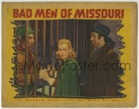 9b059 BAD MEN OF MISSOURI LC 1941 pretty Jane Wyman visits outlaw Arthur Kennedy behind bars!