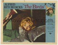 9b085 BIRDS LC #2 1963 Alfred Hitchcock, best super close up of Tippi Hedren attacked by bird!