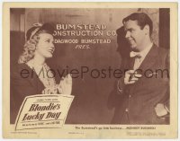 9b095 BLONDIE'S LUCKY DAY LC 1946 Arthur Lake as Dagwood & Penny Singleton go into business!