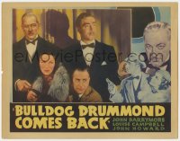 9b119 BULLDOG DRUMMOND COMES BACK Other Company LC 1937 John Howard, Louise Campbell with gun drawn!