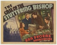 9b141 CASE OF THE STUTTERING BISHOP Other Company LC 1937 Donald Woods as Perry Mason & Dvorak!