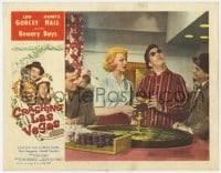 9b178 CRASHING LAS VEGAS LC 1956 Huntz Hall shows Castle how to be nonchalant gambling at roulette!