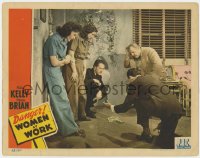 9b195 DANGER WOMEN AT WORK LC 1943 Patsy Kelly & Mary Brian watch I. Stanford Jolley & more gambling